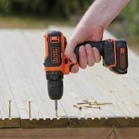 Дрель-шуруповерт аккумуляторная бесщеточная BLACK+DECKER BDCDD12K