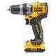 Дрель-шуруповёрт аккумуляторная бесщеточная со сменными насадками DeWALT DCD703L2T