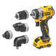Дрель-шуруповёрт аккумуляторная бесщеточная со сменными насадками DeWALT DCD703L2T