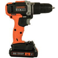 Дрель-шуруповерт аккумуляторная ударная BLACK+DECKER BCD003C1