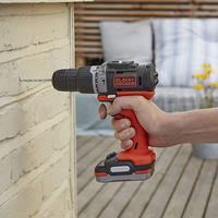 Дрель-шуруповерт аккумуляторная бесщеточная ударная BLACK+DECKER BDCHD12S1