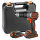Дрель-шуруповерт аккумуляторная бесщеточная ударная BLACK+DECKER BL188KB