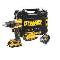 Дрель-шуруповерт аккумуляторная бесщеточная ударная 100 YEARS DeWALT DCD100YD2T