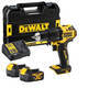 Дрель-шуруповерт аккумуляторная бесщеточная ударная DeWALT DCD709M2T