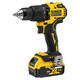 Дрель-шуруповерт аккумуляторная бесщеточная ударная DeWALT DCD709P2T