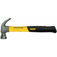 Молоток Graphite Curve Claw с весом головки 450 г, с загнутым гвоздодером STANLEY 1-51-505