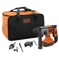 Перфоратор аккумуляторный SDS-Plus BLACK+DECKER BCD900D1S