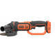Шлифмашина угловая - болгарка аккумуляторная BLACK+DECKER BCG720N
