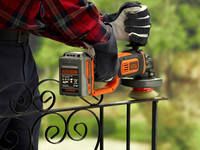 Шлифмашина угловая - болгарка аккумуляторная BLACK+DECKER BCG720N
