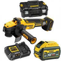 Шлифмашина угловая - болгарка аккумуляторная бесщеточная DeWALT DCG409VST1