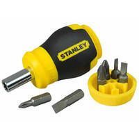 Отвертка - набор Multibit Stubby с шестью сменными битами STANLEY 0-66-357