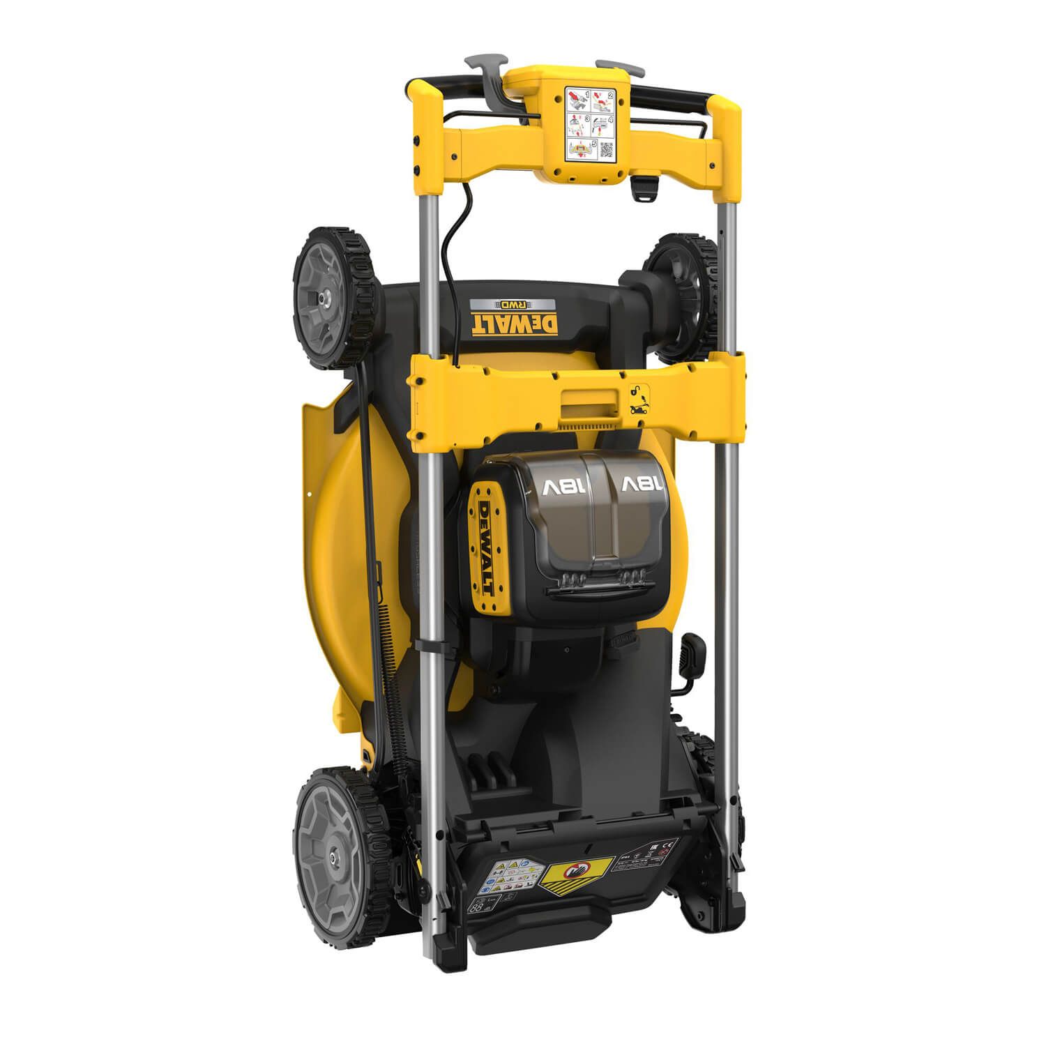 Газонокосилка аккумуляторная самоходная бесщеточная DeWALT DCMWSP156W2