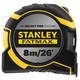 Рулетка измерительная FatMax®Autolock длиной 8 м/26, шириной 25 мм, в прорезиненном корпусес, двухсторонней шкалой STANLEY FMHT43243-0