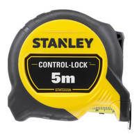Рулетка измерительная CONTROL-LOCK длиной 5 м, шириной 25 мм, в прорезиненном корпусес, двухсторонней шкалой STANLEY STHT37239-3