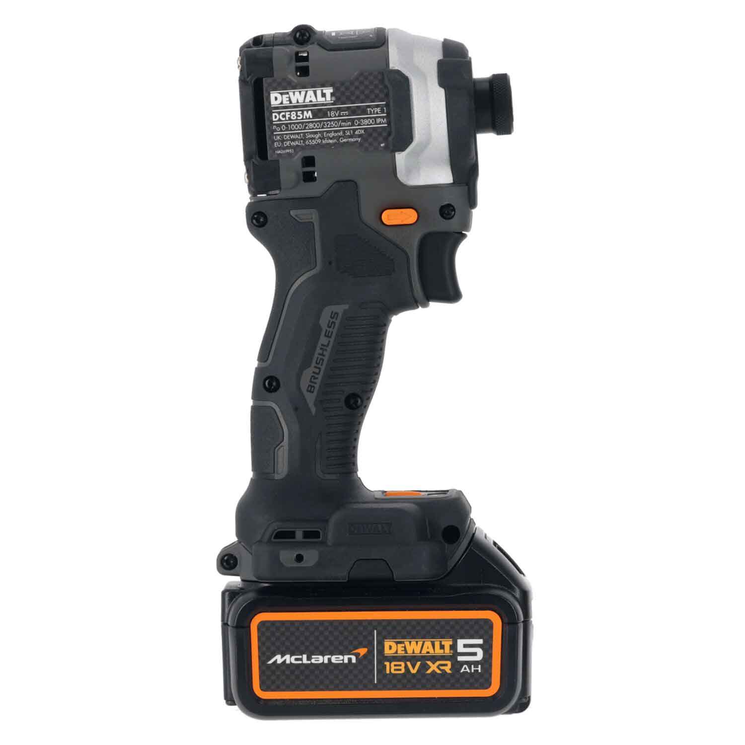 Шуруповёрт ударный McLaren F1 TEAM LIMITED EDITION DeWALT DCF85MP2T