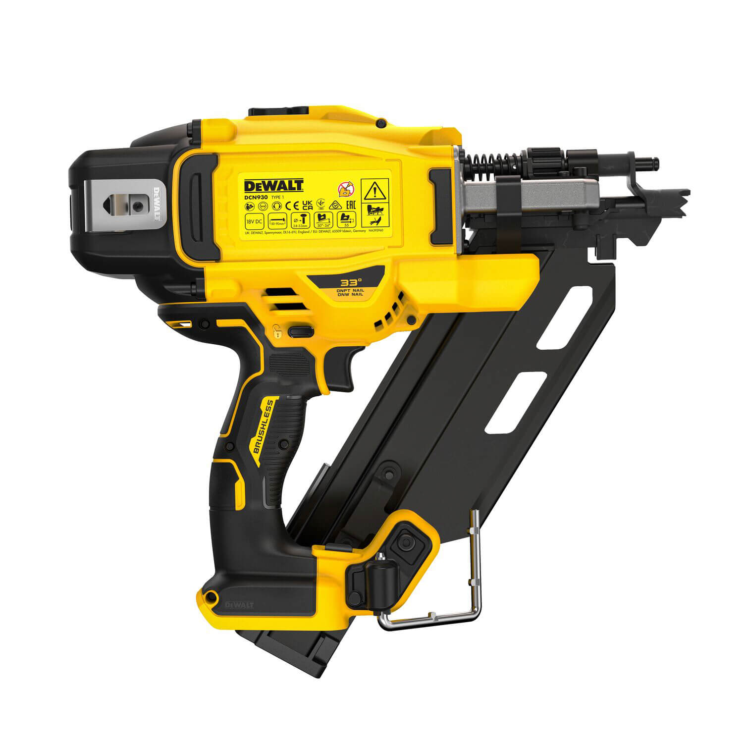 Пистолет гвоздезабивной аккумуляторный бесщёточный DeWALT DCN930N