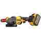 Шлифмашина угловая - болгарка аккумуляторная бесщеточная DeWALT DCG418SHDX2
