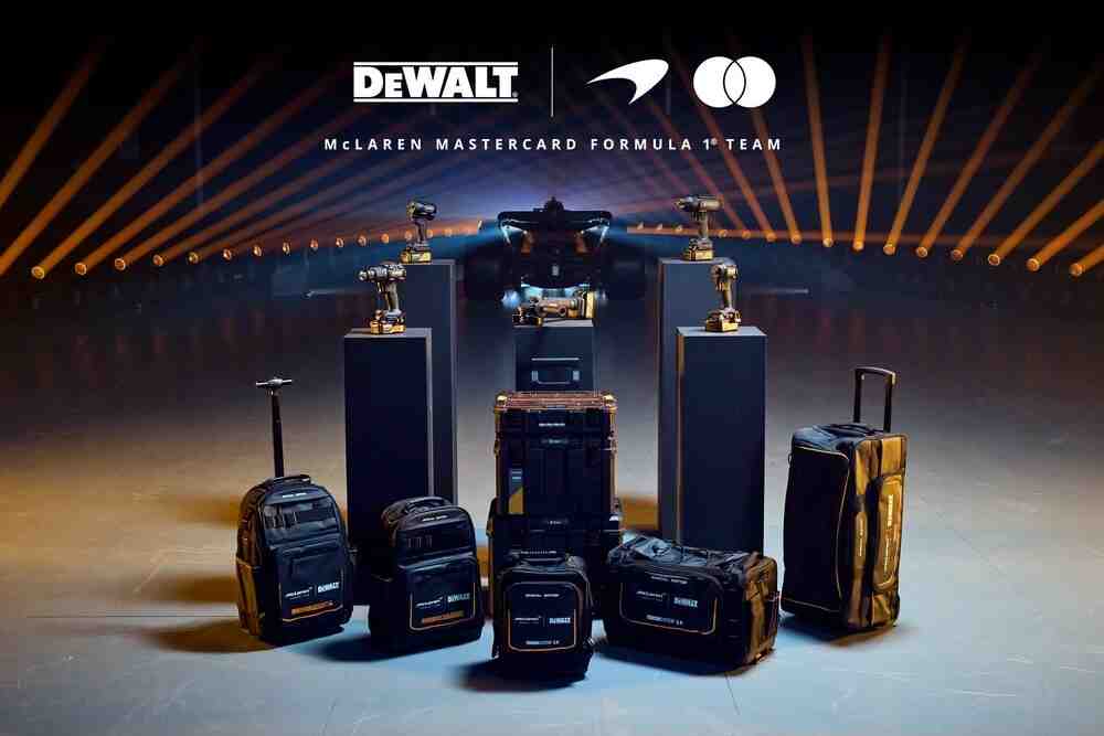 Шлифмашина угловая - болгарка аккумуляторная бесщеточная McLaren F1 TEAM SPECIAL EDITION DeWALT DCG45MP2T