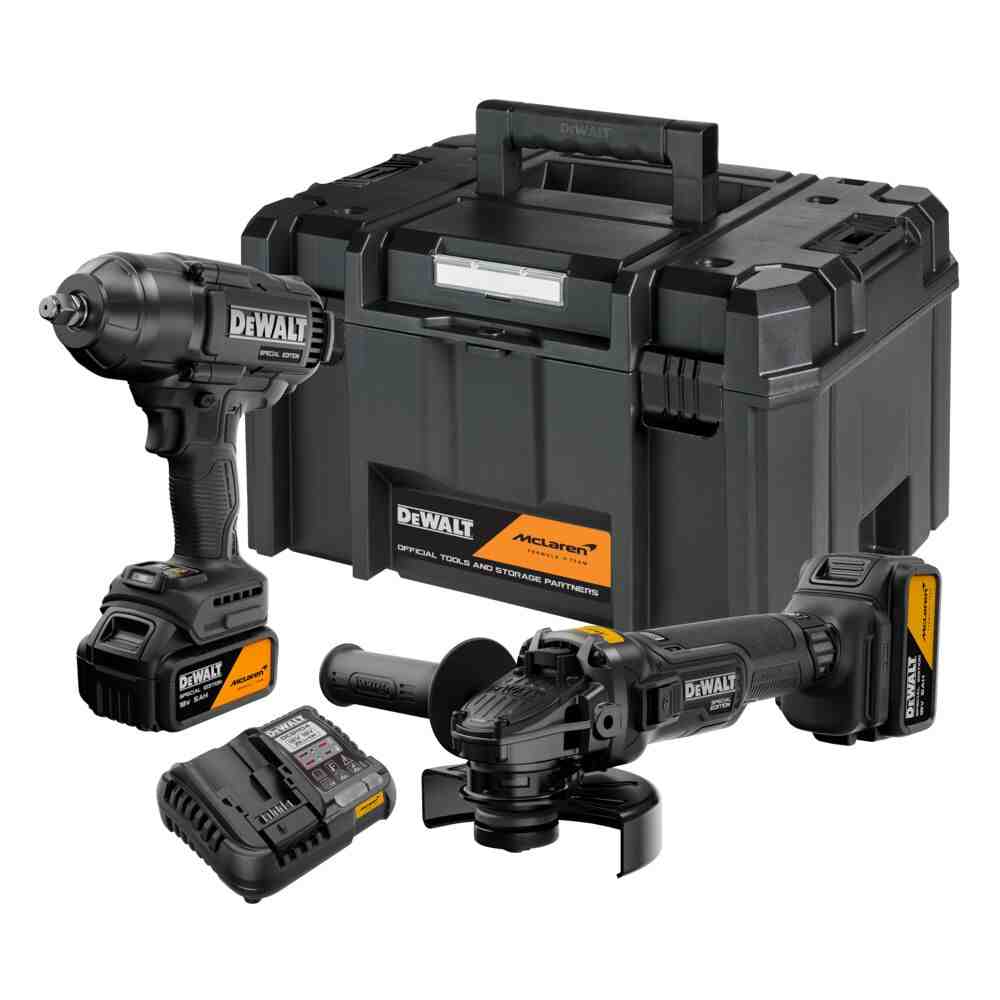 Набор из двух инструментов аккумуляторных бесщеточных McLaren F1 TEAM SPECIAL EDITION DeWALT DCK2225MP2T
