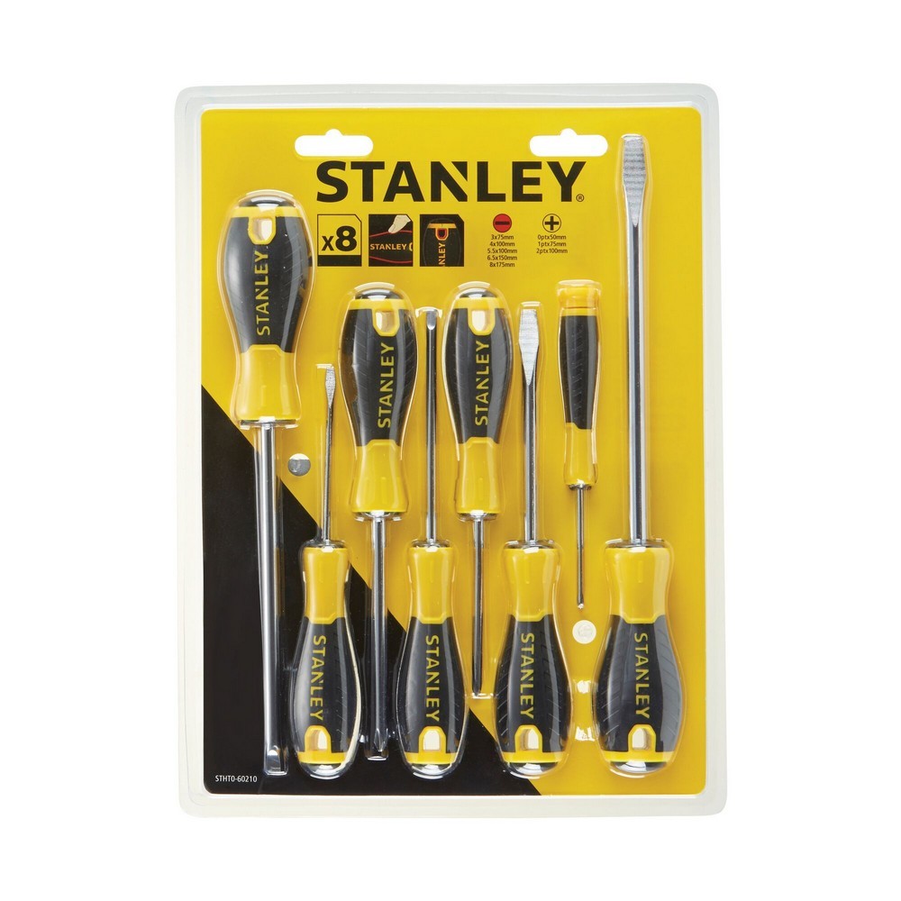 Набор из восьми отверток ESSENTIAL STANLEY STHT0-60210
